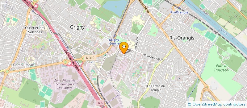 localisation de l'entreprise SCI CHRISTOPHE à RIS-ORANGIS