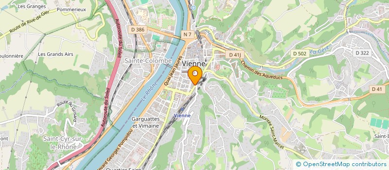 localisation de l'entreprise SCI CHRISTOPHE  VIENNE