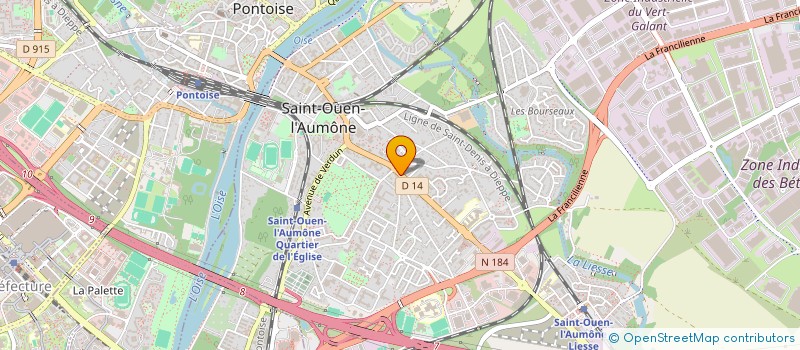 localisation de l'entreprise SCI CHRISTOPHE à SAINT-OUEN-L'AUMONE