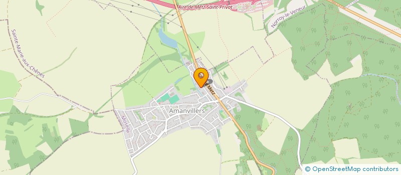localisation de l'entreprise SCI CHRISTOPHE  AMANVILLERS