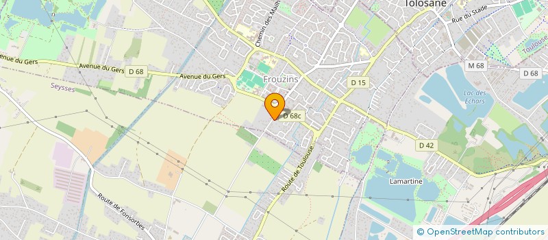 localisation de l'entreprise SCI CHRISTOPHE  FROUZINS