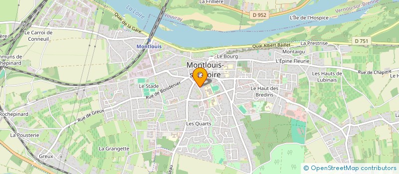 localisation de l'entreprise SCI CHRISTOPHE B à MONTLOUIS-SUR-LOIRE