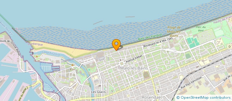 localisation de l'entreprise SCI CHRISTOPHE COLOMB à DUNKERQUE