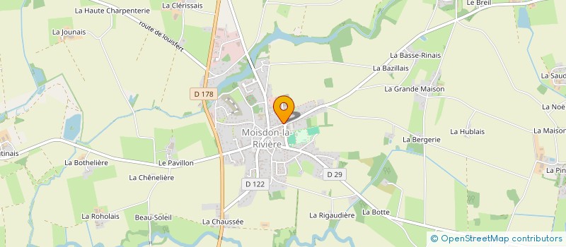 localisation de l'entreprise SCI CHRISTOPHE ROUL  MOISDON-LA-RIVIERE