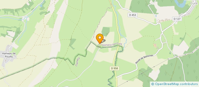 localisation de l'entreprise SCI CHRISTOPHE ROUSSEAU  DOMECY-SUR-CURE