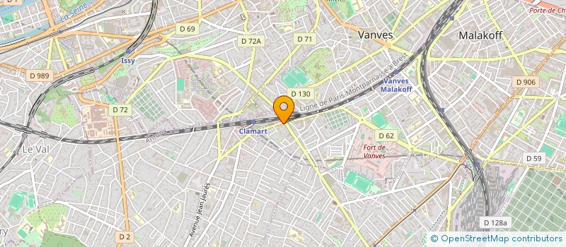 localisation de l'entreprise SCI CHRISTOPHEM  MALAKOFF