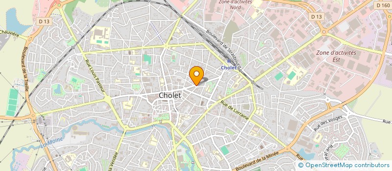 localisation de l'entreprise SCI CHRISTOPHER-JULIAN à CHOLET