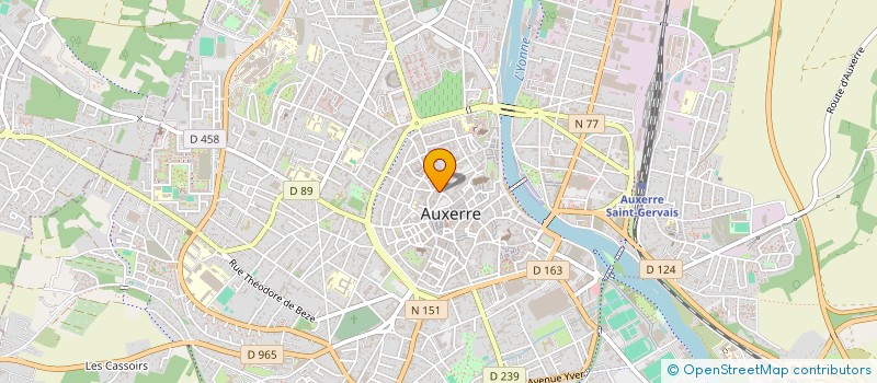 localisation de l'entreprise SCI CHRISTOPHES à AUXERRE