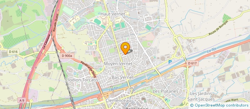 localisation de l'entreprise SCI CHRISTOPHEUR  PERPIGNAN