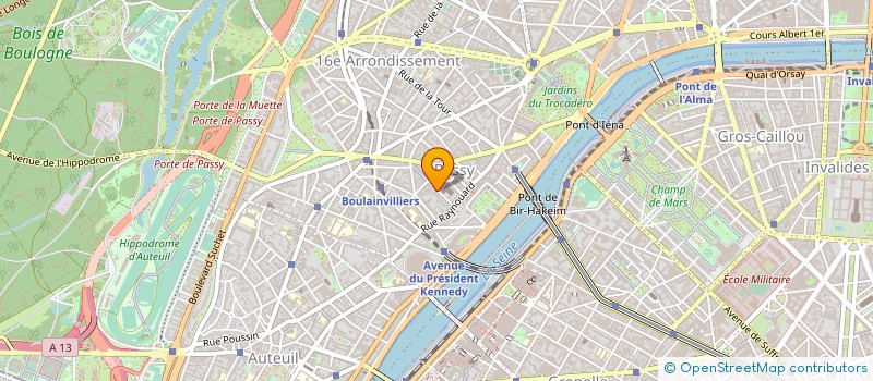 localisation de l'entreprise SCI CHRISTOPHINE  PARIS