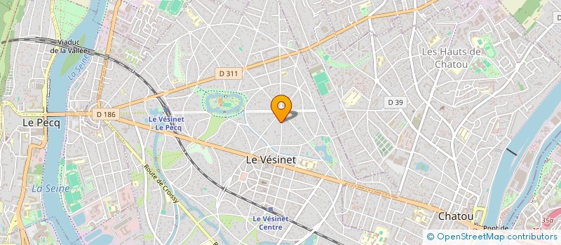 localisation de l'entreprise SCI CHRISTOVAL  LE VESINET