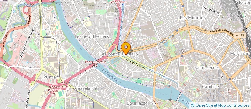 localisation de l'entreprise SCI CHRISTY à TOULOUSE