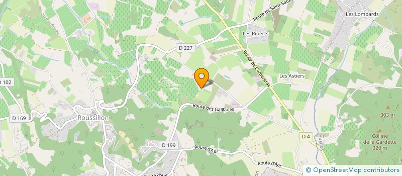 localisation de l'entreprise SCI CHRISTYOREL  GORDES