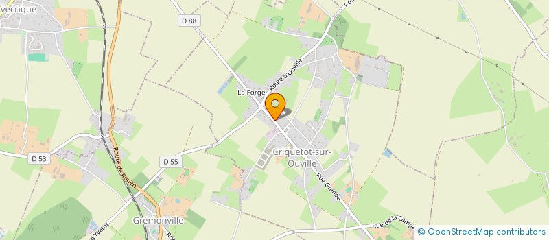 localisation de l'entreprise SCI CHRISTYVES  CRIQUETOT-SUR-OUVILLE