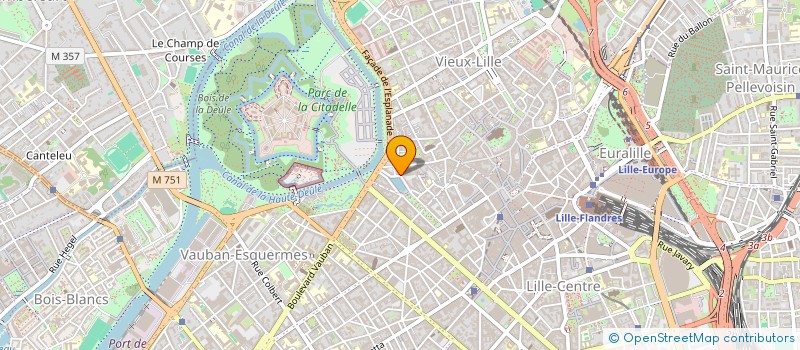 localisation de l'entreprise SCI CHRISVAL à LILLE