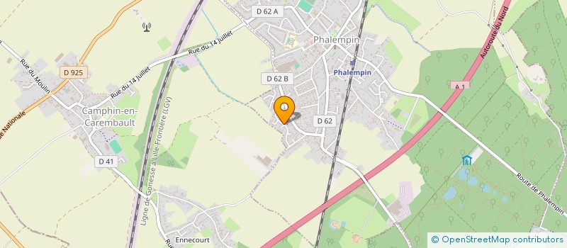 localisation de l'entreprise SCI CHRISVANE 133  PHALEMPIN