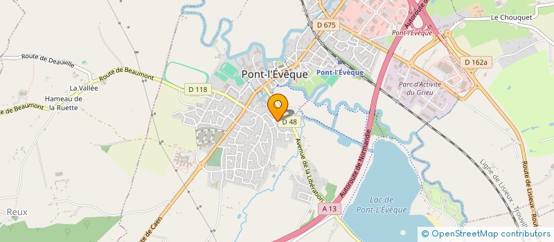 localisation de l'entreprise SCI CHRISVON à HONFLEUR