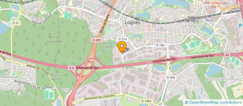 localisation de l'entreprise SCI CHRISYL à LOGNES