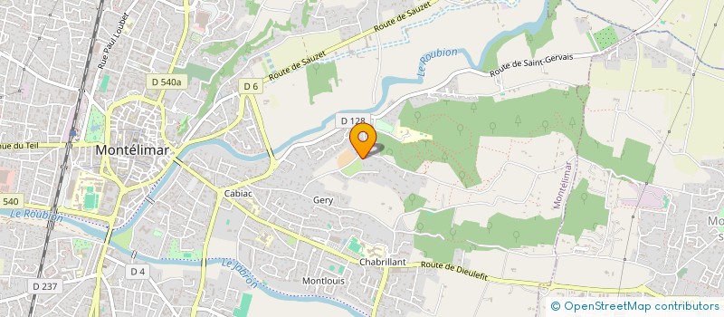 localisation de l'entreprise SCI CHRISYL à MONTELIMAR