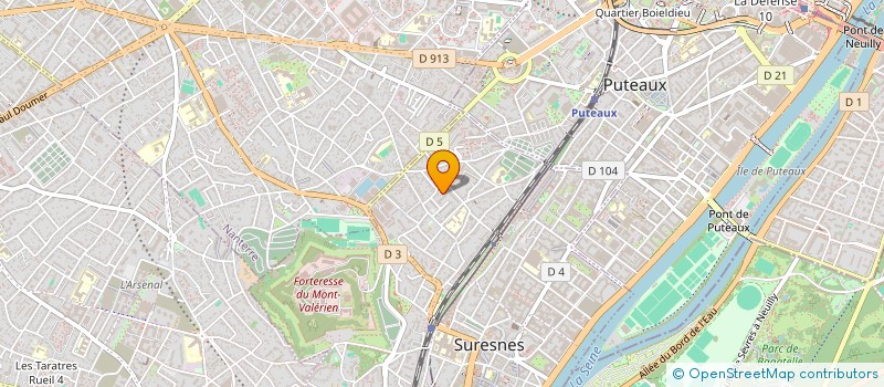 localisation de l'entreprise SCI CHRISYVAN à SURESNES