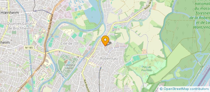 localisation de l'entreprise SCI CHRITOPHE ELY  STRASBOURG