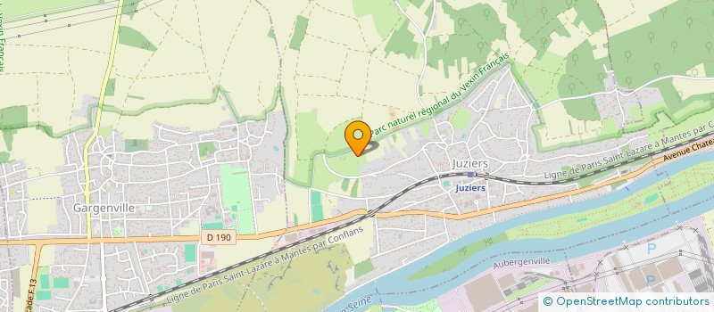 localisation de l'entreprise SCI CHRIVANIAD à JUZIERS