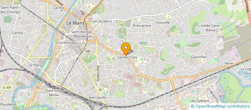 localisation de l'entreprise SCI CHRIVIN  LE MANS