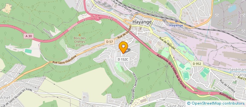 localisation de l'entreprise SCI CHRIVIR  HAYANGE