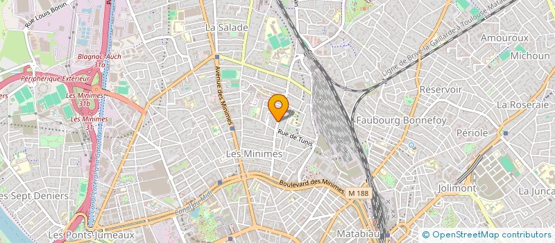 localisation de l'entreprise SCI CHROMEJO à TOULOUSE