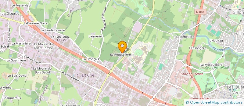 localisation de l'entreprise SCI CHRONO 33  SAINT-HERBLAIN