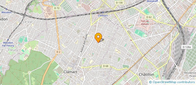 localisation de l'entreprise SCI CHRONOS  CLAMART