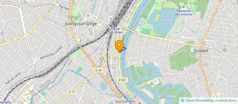 localisation de l'entreprise SCI CHRYJO  JUVISY-SUR-ORGE