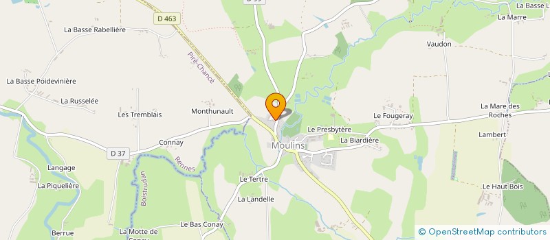 localisation de l'entreprise SCI CHRYPADAMEL  MOULINS