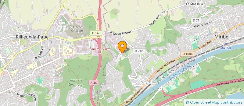 localisation de l'entreprise SCI CHRYS  CAILLOUX-SUR-FONTAINES