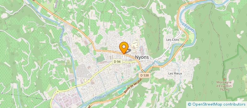 localisation de l'entreprise SCI CHRYS  NYONS