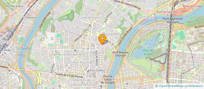 localisation de l'entreprise SCI CHRYSALIDE  LYON