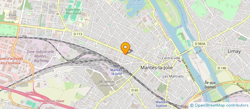 localisation de l'entreprise SCI CHRYSALIDE  MANTES-LA-JOLIE