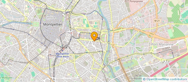 localisation de l'entreprise SCI CHRYSALIDE à MONTPELLIER