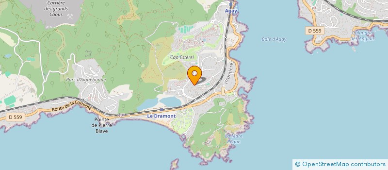 localisation de l'entreprise SCI CHRYSALIDE  SAINT-RAPHAEL