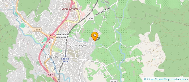 localisation de l'entreprise SCI CHRYSALIDE  SOLLIES-PONT