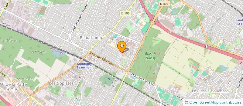 localisation de l'entreprise SCI CHRYSALIDE  TAVERNY