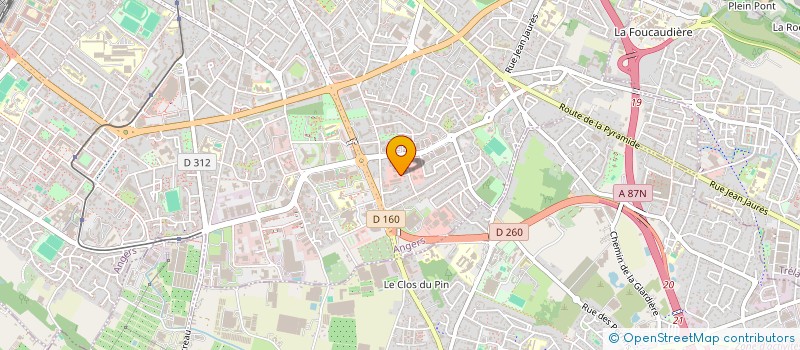 localisation de l'entreprise SCI CHRYSALIDE à ANGERS