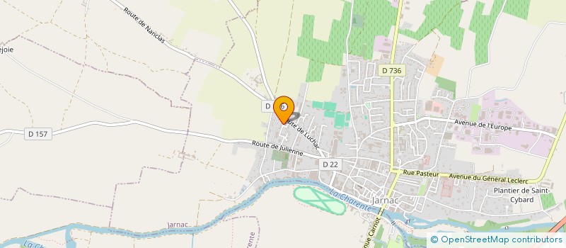 localisation de l'entreprise SCI CHRYSALIDE à JARNAC