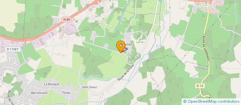 localisation de l'entreprise SCI CHRYSBEN  POMPIGNAC