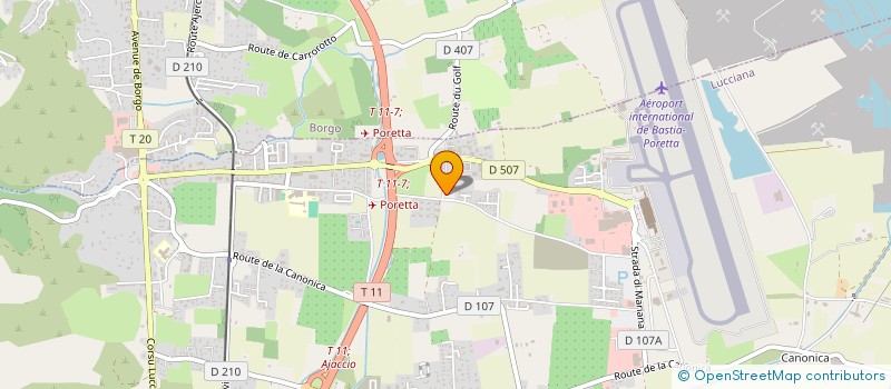 localisation de l'entreprise SCI CHRYSELI à LUCCIANA
