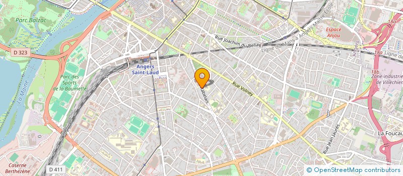 localisation de l'entreprise SCI CHRYSELO à ANGERS