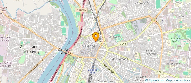 localisation de l'entreprise SCI CHRYSS à VALENCE