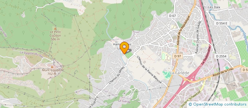 localisation de l'entreprise SCI CHRYSTAL  LA FARLEDE