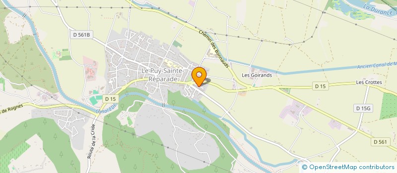 localisation de l'entreprise SCI CHRYSTENA  LE PUY-SAINTE-REPARADE