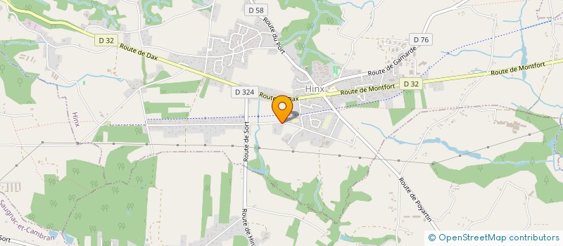 localisation de l'entreprise SCI CHSC  HINX